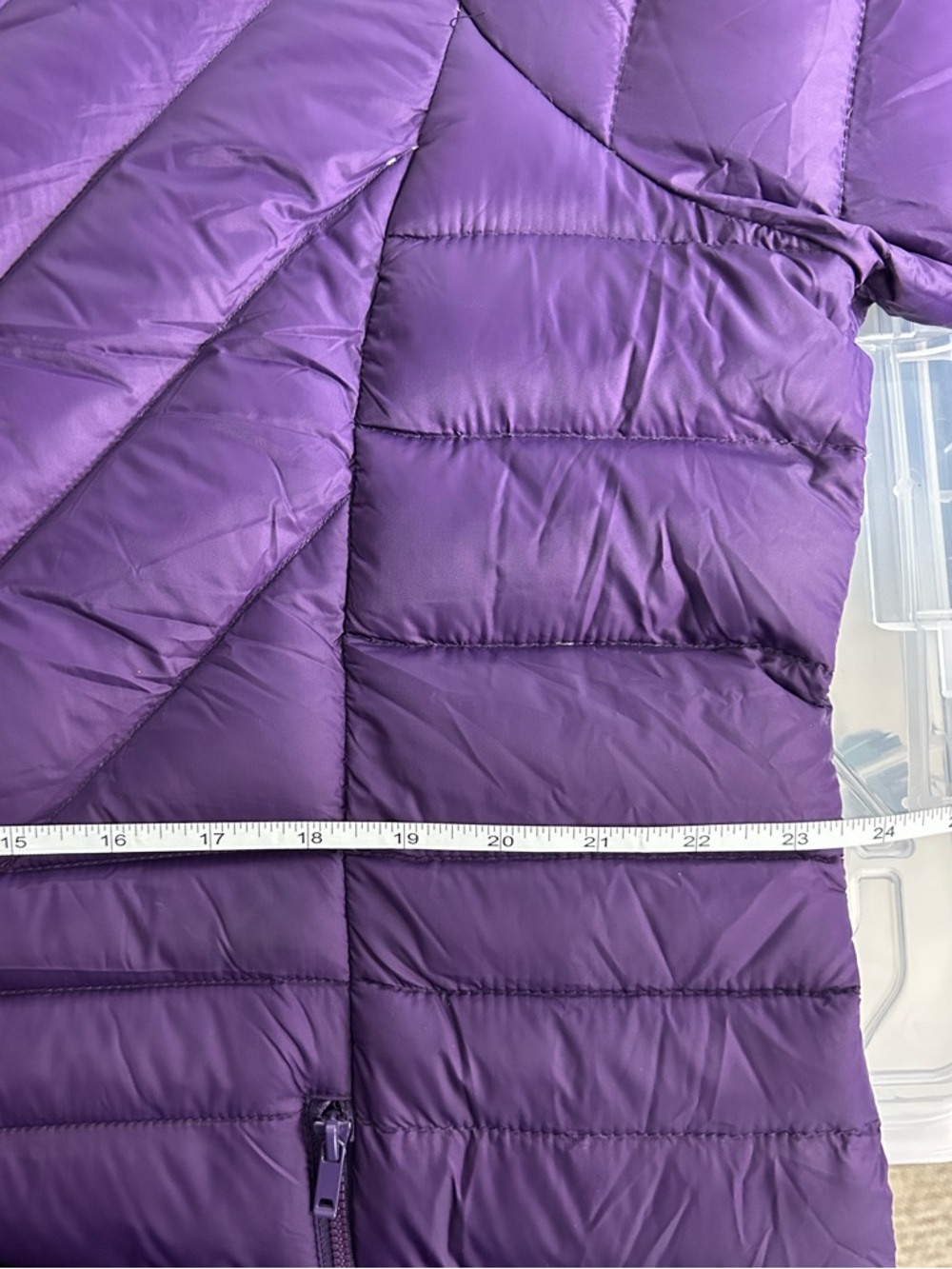 Penningtons In Every Story Quilted Down Puffer Jacket Plus Size 1X - Picture 10 of 11